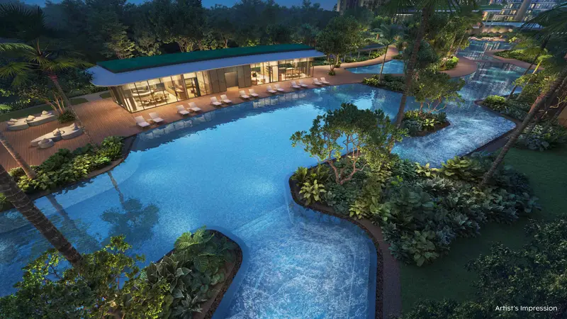 Thomson Reserve 50m Canopy Lap Pool and Hammock Cove at the Grand Clubhouse