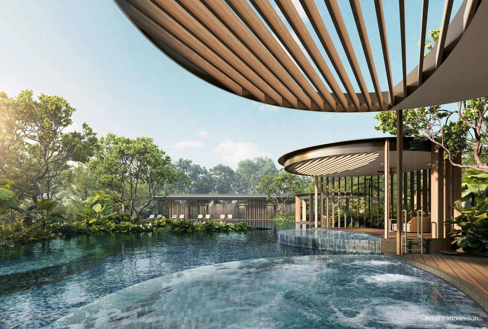 Thomson Reserve Hydro Spa Pool and Wellness Pods at the Wellness Club